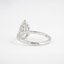 1.5 CT Pear Shaped Moissanite Halo Engagement Ring - crownmoissanite