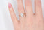 1.45 CT Oval Cut Halo Moissanite Engagement Ring - crownmoissanite