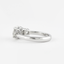 1.20 CT Round Three Stone Moissanite Engagement Ring - crownmoissanite