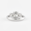 1.20 CT Round Three Stone Moissanite Engagement Ring - crownmoissanite