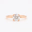 1.0 CT Round Cut Solitaire Moissanite Engagement Ring - crownmoissanite