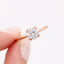 1.0 CT Round Cut Solitaire Moissanite Engagement Ring - crownmoissanite