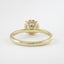 1.35 CT Round Shaped Moissanite Hidden Halo Engagement Ring - crownmoissanite
