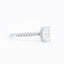 2.01 CT Elongated Shaped Moissanite Hidden Halo Engagement Ring - crownmoissanite