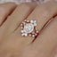 0.70 CT Round Moissanite Vintage Engagement Ring