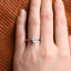1.33 CT Oval Shaped Moissanite Solitaire Engagement Ring - crownmoissanite