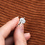 1.33 CT Oval Shaped Moissanite Solitaire Engagement Ring - crownmoissanite