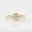2.0 CT Oval Cut Bezel Solitaire Moissanite Engagement Ring - crownmoissanite