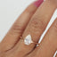 1.33 CT Pear Cut Bezel Solitaire Moissanite Engagement Ring - crownmoissanite