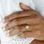 1.0 CT Marquise Shaped Moissanite Bezel Solitaire Engagement Ring - crownmoissanite
