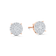 3.20 TCW Round Moissanite Diamond Studs Earrings - crownmoissanite
