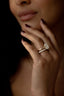 2.0-5.0 CT Elongated Cushion Cut Solitaire Moissanite Engagement Ring