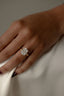 2.0-5.0 CT Elongated Cushion Cut Solitaire Moissanite Engagement Ring