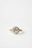 3.0 CT Round Cut Halo Moissanite Engagement Ring