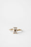 2.0 CT Elongated Old Mine Cushion Solitaire Moissanite Engagement Ring