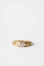 0.75 CT Oval Cut Solitaire Moissanite Engagement Ring