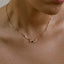 0.63 TCW Round Moissanite Diamond Unity Pendent Necklace - crownmoissanite