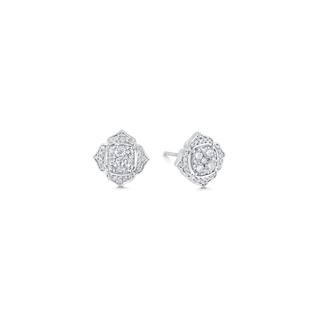 0.54 TCW Round Moissanite Diamond Stud Earrings - crownmoissanite