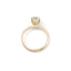 1.0 CT Round Solitaire Style Moissanite Engagement Ring