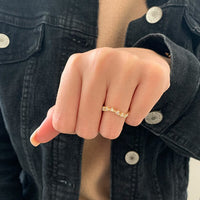 0.30 CT Round Shaped Moissanite Curved Style Wedding Band - crownmoissanite