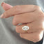4.0 CT Oval Cut Solitaire Style Moissanite Engagement Ring - crownmoissanite