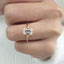 2.0 CT Emerald Shaped Moissanite Hidden Halo Engagement Ring - crownmoissanite