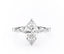 1.58 CT Marquise Cut Solitaire Pave Setting Moissanite Engagement Ring - crownmoissanite