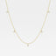 1.0 TCW Pear Moissanite Diamond Dangle Necklace - crownmoissanite