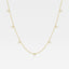 1.40 TCW Trillion Moissanite Diamond Dangle Necklace - crownmoissanite