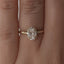 0.88 CT Round Solitaire Moissanite Engagement Ring - Barbara Maison 