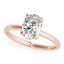 2.0 - 3.0 CT Oval Cut Moissanite Hidden Halo Engagement Ring