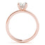 2.0 - 3.0 CT Oval Cut Moissanite Hidden Halo Engagement Ring