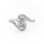 1.91 CT Oval Shaped Moissanite Bypass Engagement Ring - crownmoissanite