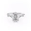 1.91 CT Oval Cut Solitaire Milgrain Pave Set Moissanite Engagement Ring - crownmoissanite