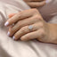 2.10 CT Oval Cut Solitaire Style Moissanite Engagement Ring - crownmoissanite
