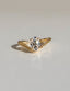 0.50-1.0 CT Oval Cut Moissanite Solitaire Bridal Ring Set