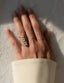0.50-1.0 CT Oval Cut Moissanite Solitaire Bridal Ring Set