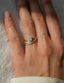 0.50-1.0 CT Oval Cut Moissanite Solitaire Bridal Ring Set