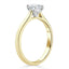 1.0 CT Cushion Shaped Moissanite Solitaire Engagement Ring - crownmoissanite