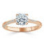 1.25 CT Cushion Cut Solitaire Moissanite Engagement Ring - crownmoissanite