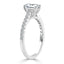 1.50 CT Emerald Shapes Moissanite Solitaire Engagement Ring - crownmoissanite