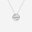 1.0 CT Round Moissanite Diamond Solitaire Necklace - crownmoissanite