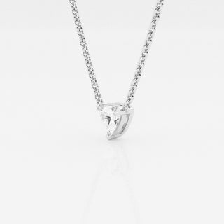 0.50 CT Trillion Moissanite Diamond Solitaire Necklace - crownmoissanite