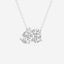 1.95 TCW Pear & Oval Moissanite Diamond Two Stone Necklace - crownmoissanite