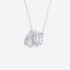 1.95 TCW Pear & Oval Moissanite Diamond Two Stone Necklace - crownmoissanite