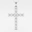 2.06 TCW Radiant Moissanite Diamond Cross Necklace - crownmoissanite
