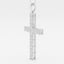 2.06 TCW Radiant Moissanite Diamond Cross Necklace - crownmoissanite