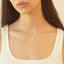 1.01 TCW Round Moissanite Diamond Cross Necklace - crownmoissanite