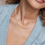 Round Cut Moissanite Diamond Tennis Necklace