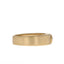 Classic Single Stone Satin-Finish Men's Band - crownmoissanite